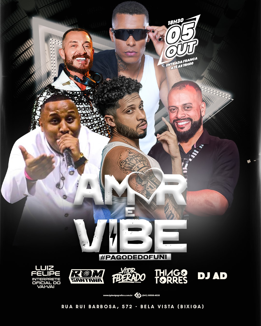 Pagode Do Federado + Show Rom Santana Na Funilaria - 05/10