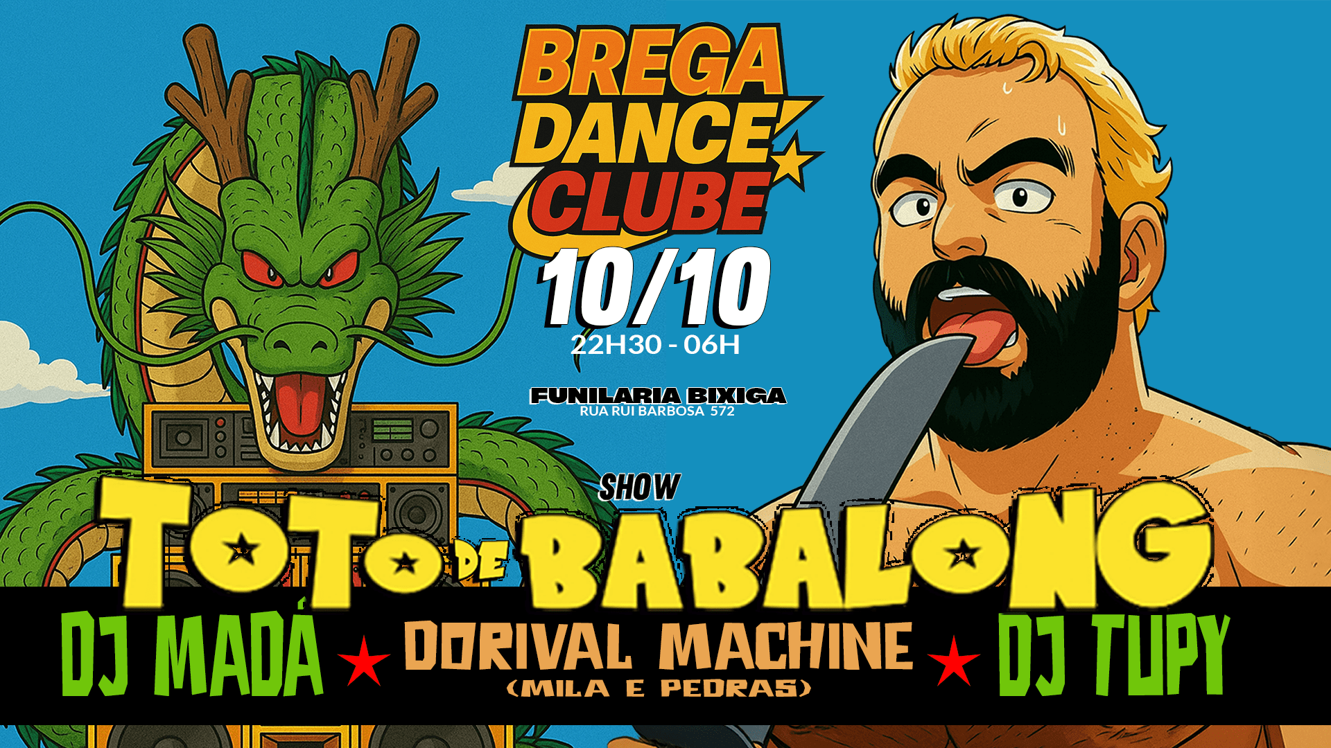 Brega Dance Clube Convida Toto De Babalong E +++ Na Funaria