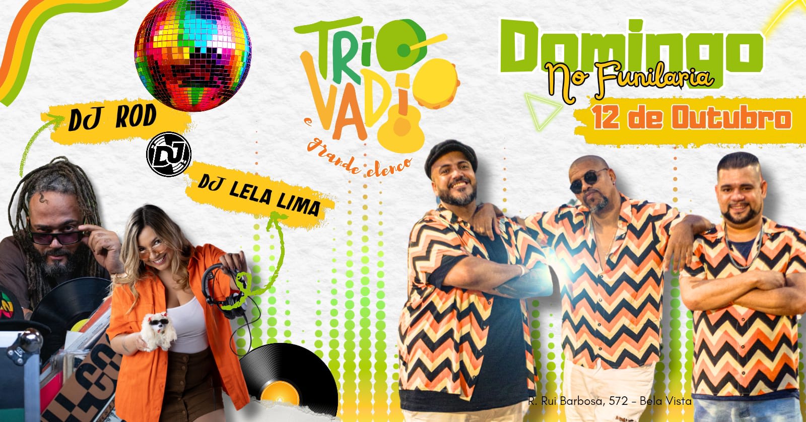 Pagode Do Trio Vadio +Djs Rod Silva E Lela Lima Na Funilaria