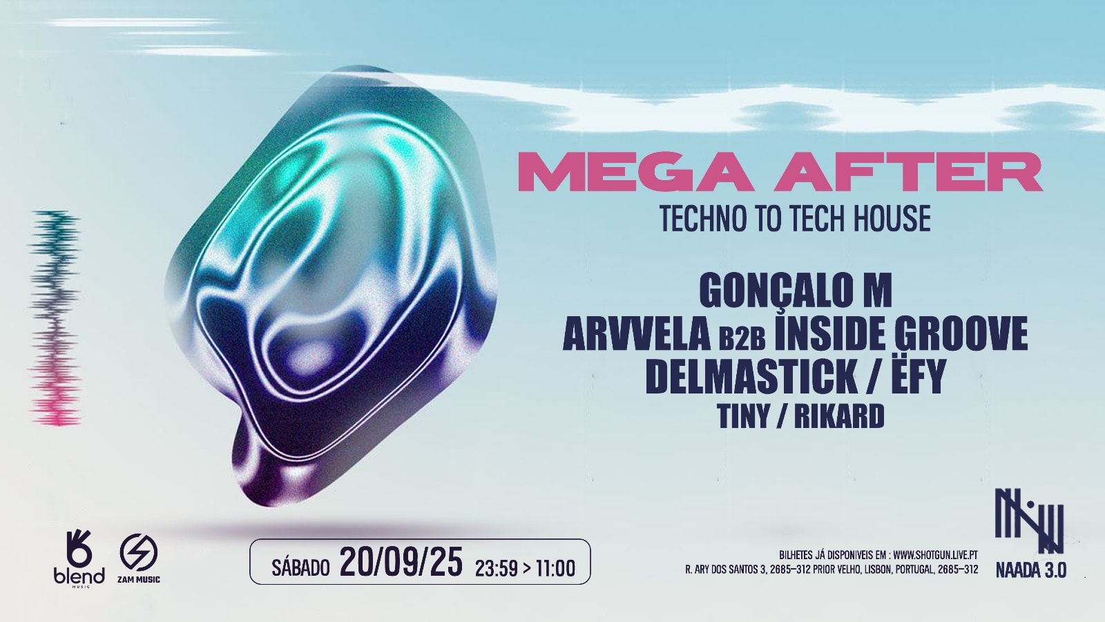 Mega After With Gonçalo M, Delmastik, Arvvela , Efy
