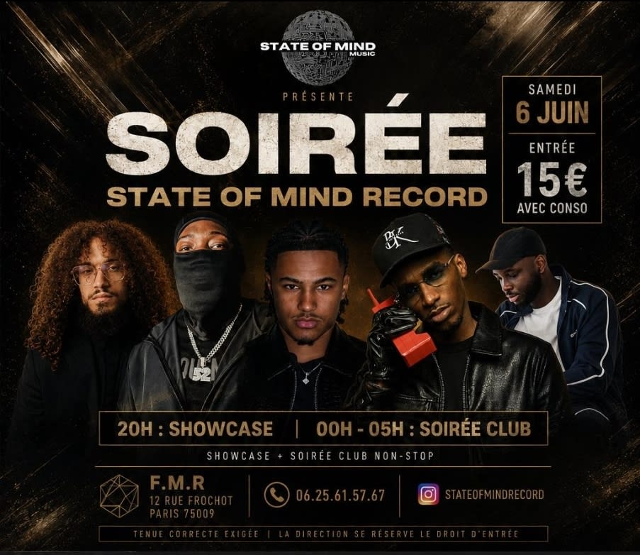 State Of Mind Record — Showcase & Club Night