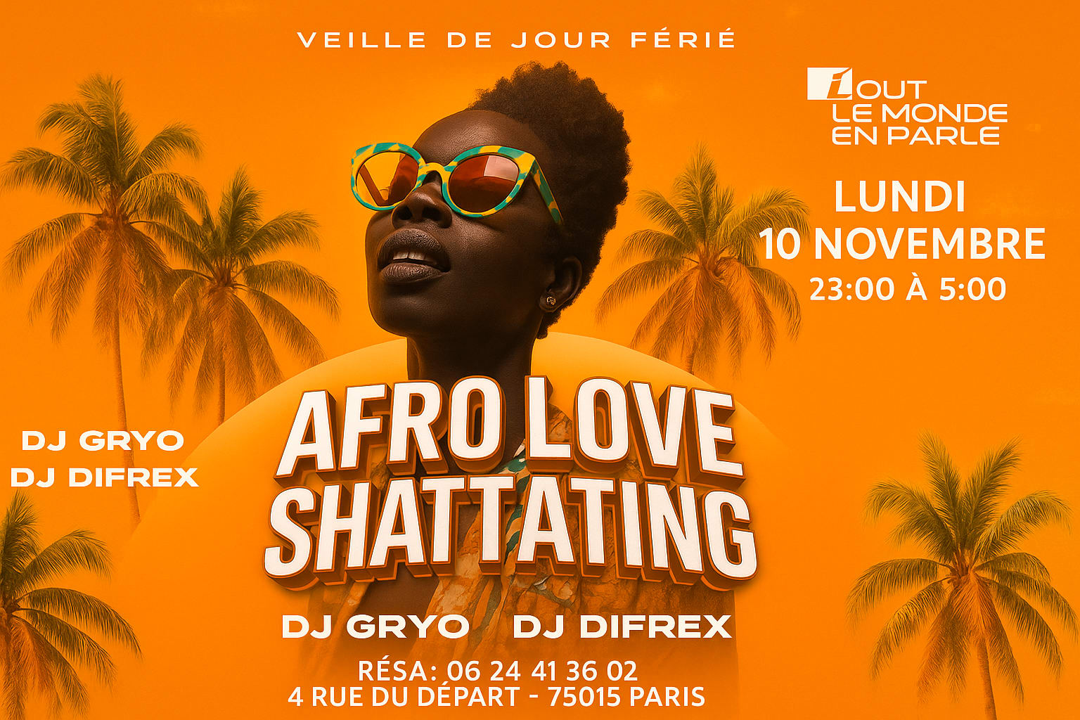 Club Soiree  Afrolove & Shattating (Veille De Jours Ferié )