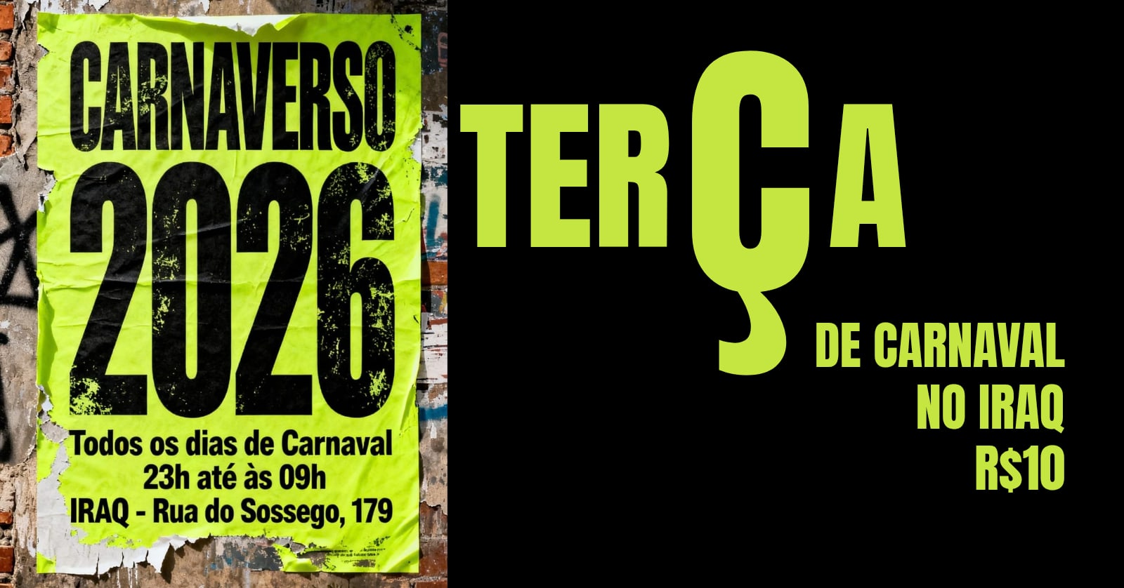 Carnaverso 2026 - Ano V - Terça De Carnaval