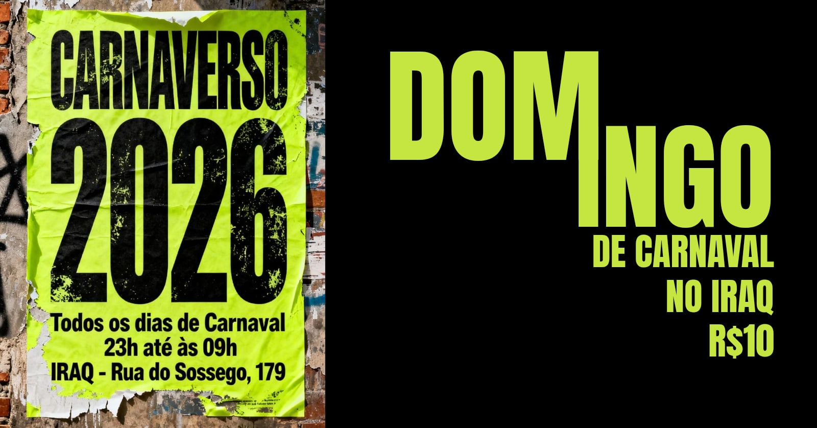 Carnaverso 2026 - Ano V - Domingo De Carnaval