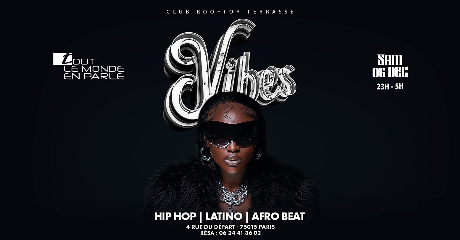 Soiree Vibes Rooftop Club, Hiphop ,Afrobeat , Latino