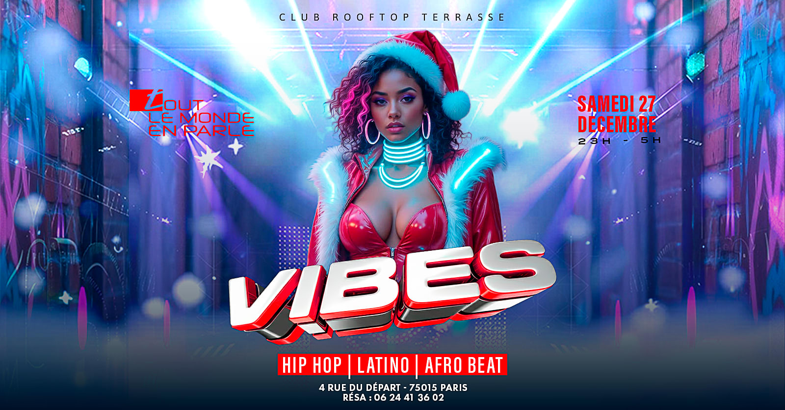 Soiree Vibes Rooftop Club, Hiphop ,Afrobeat , Latino