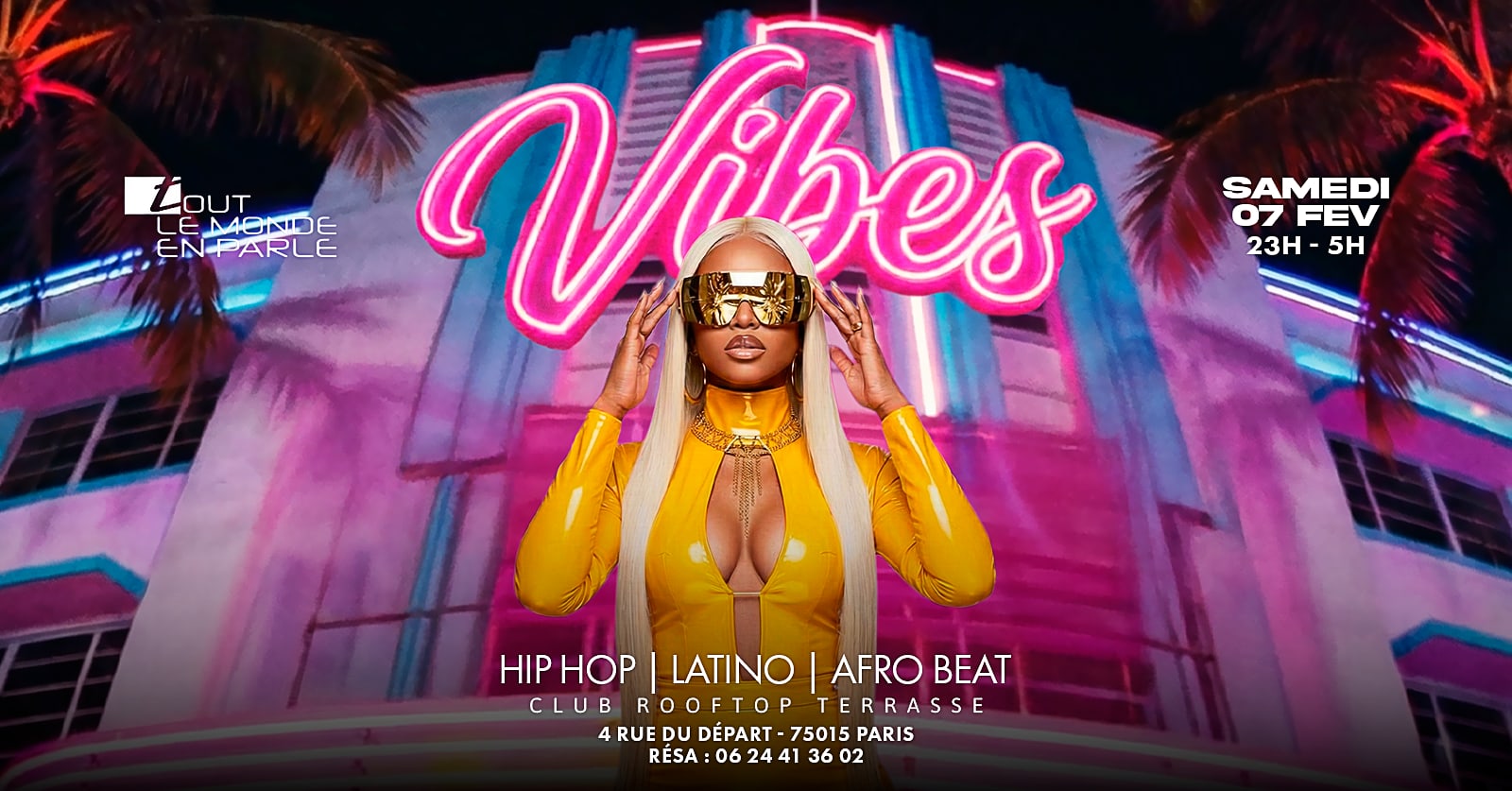 Soiree Vibes /Rooftop / Club / Hiphop/Afrobeat /Latino
