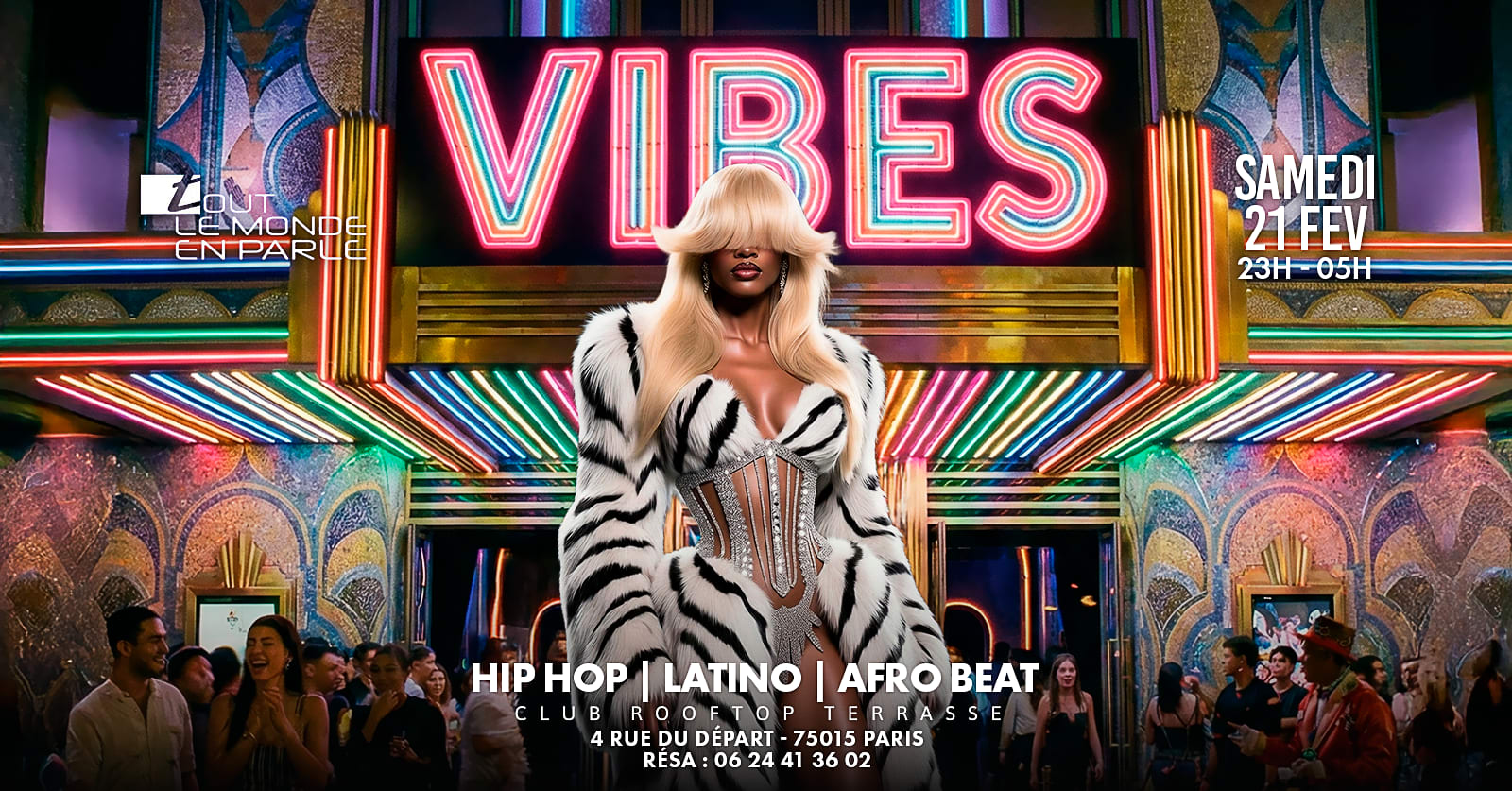 Soiree Vibes Club /Rooftop / Hiphop/Afrobeat /Latino