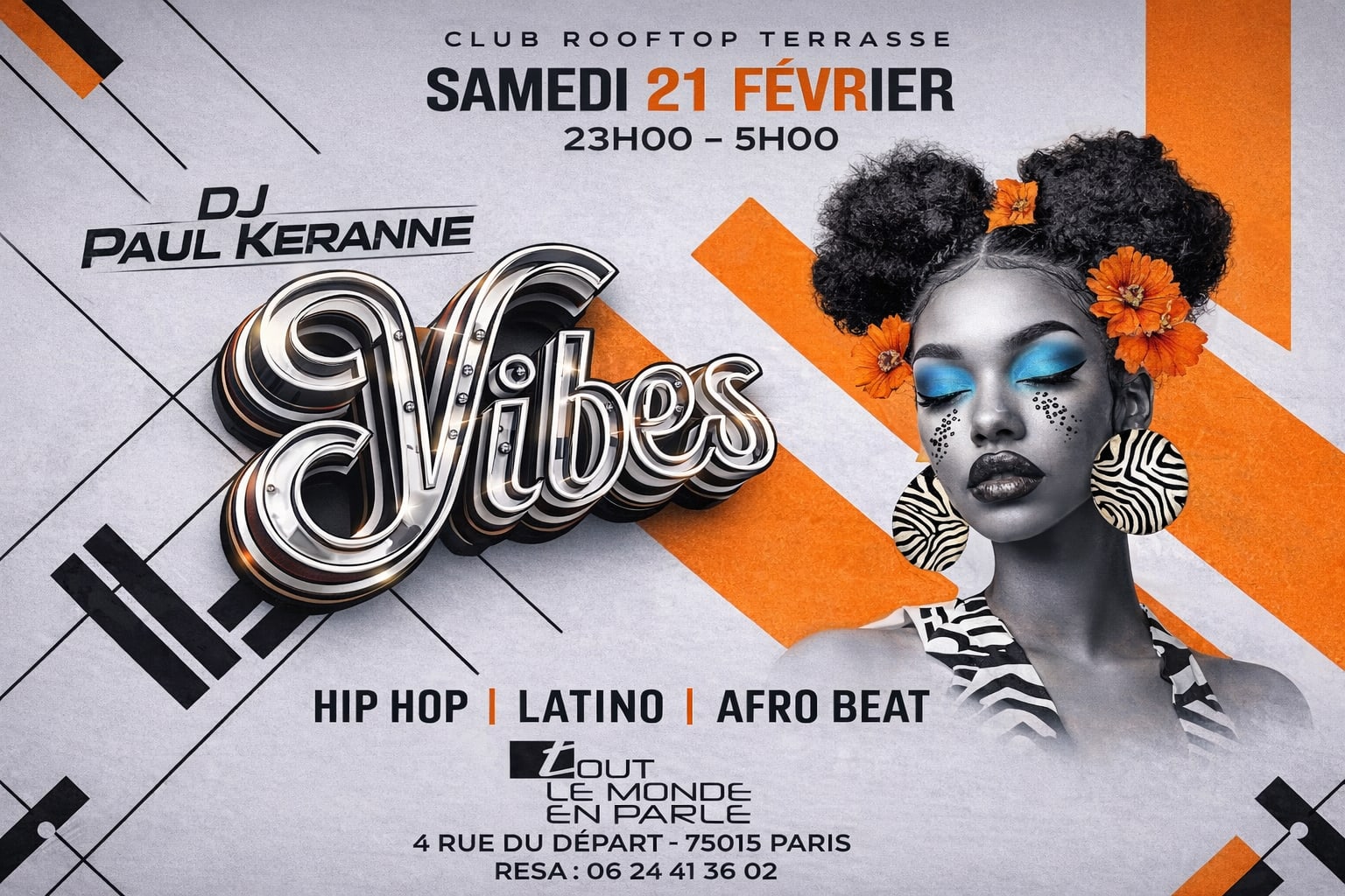 Club Soiree Vibes /Rooftop / Hiphop/Afrobeat /Latino