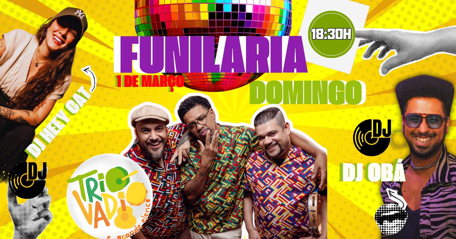 Pagode Do Trio Vadio + Djs Obá & Heeycat Na Funilaria - Dom