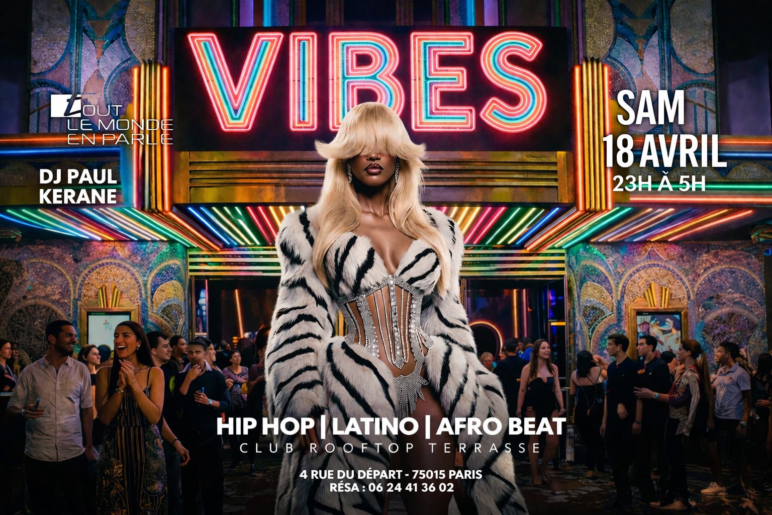 Club Vibes Soiree  /Rooftop  / Hiphop/Afrobeat /Latino