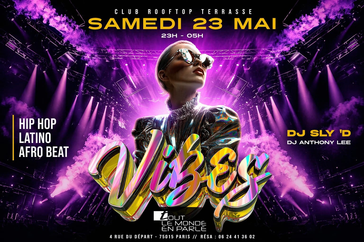 Club Soiree Vibes /Rooftop  / Hiphop/Afrobeat /Latino