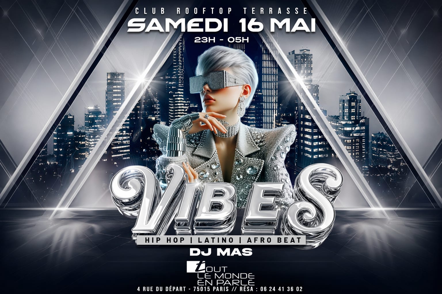 Club Soiree Vibes /Rooftop  / Hiphop/Afrobeat /Latino
