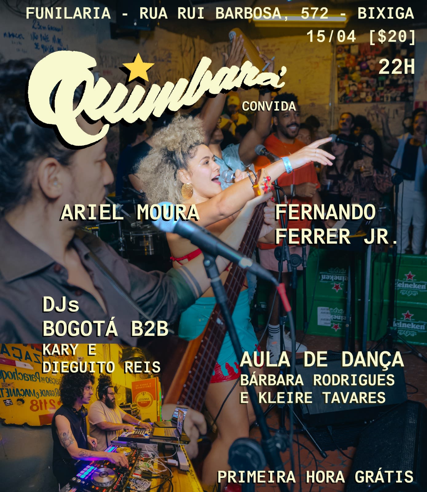 Quarta Latina Com Banda Quimbará Na Funilaria - 15/04