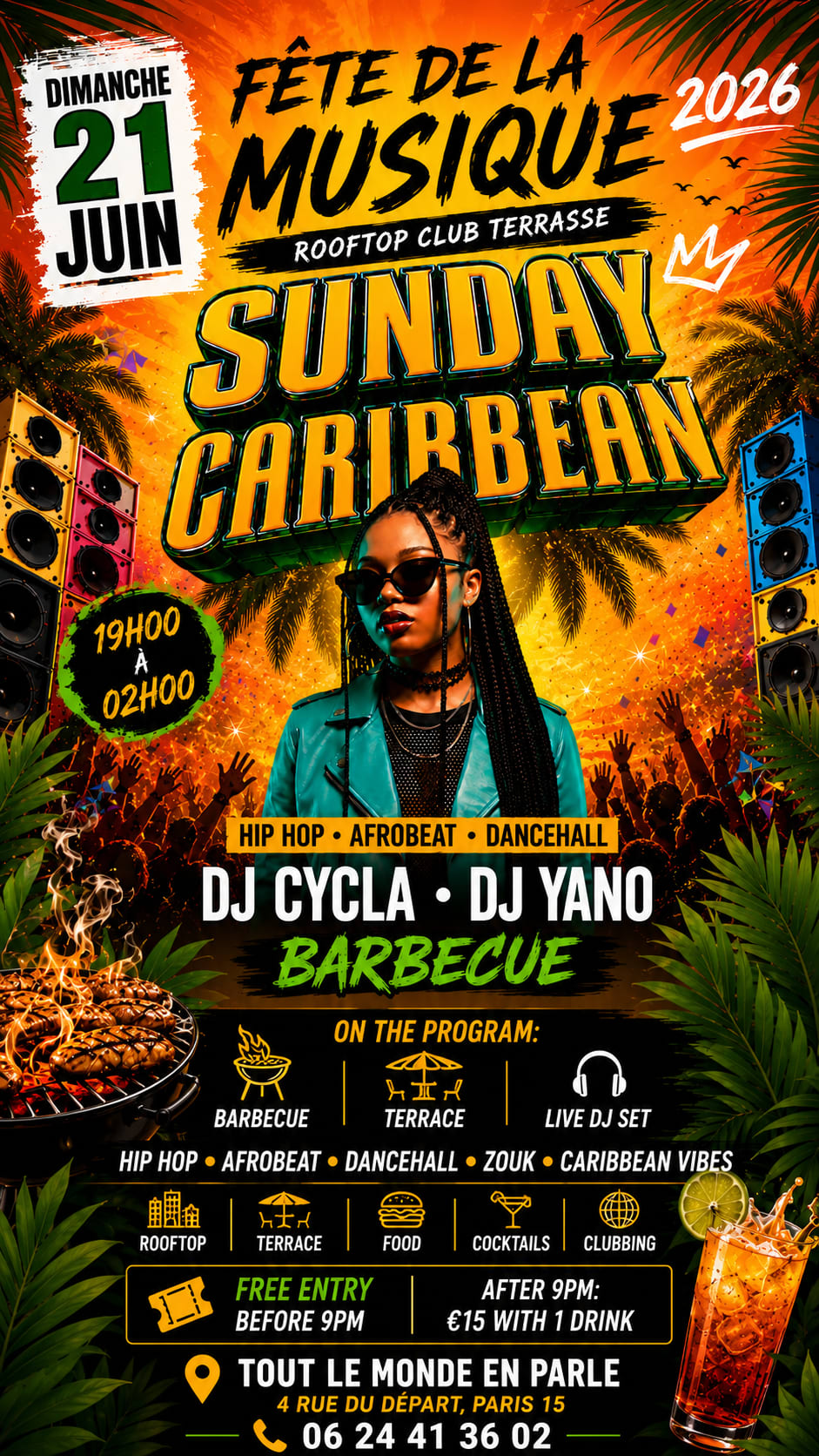 The Music Festival 2026 Special Caribbean  ,Open Air & Club