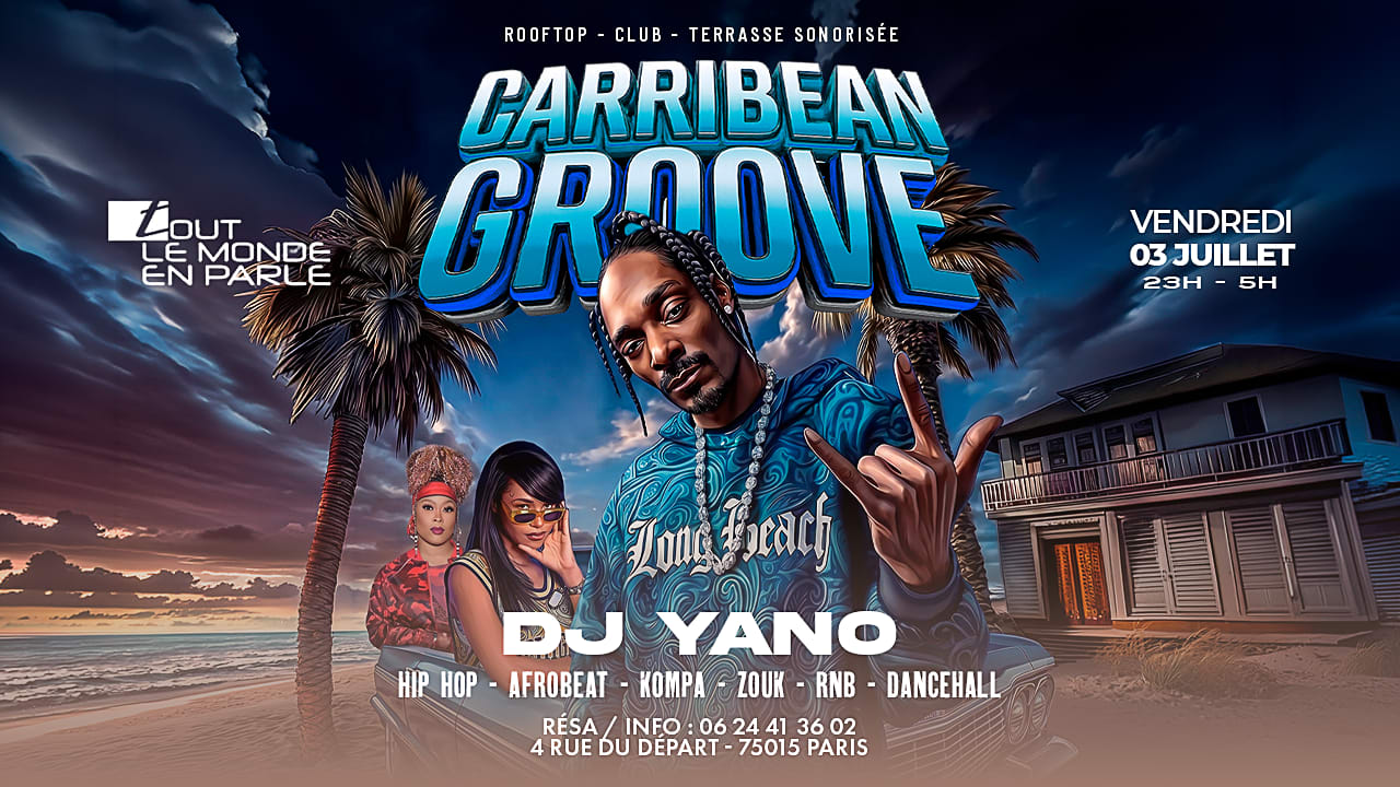 Soiree Caribbean Groove Club & Terrasse , Hiphop,Afrobeat