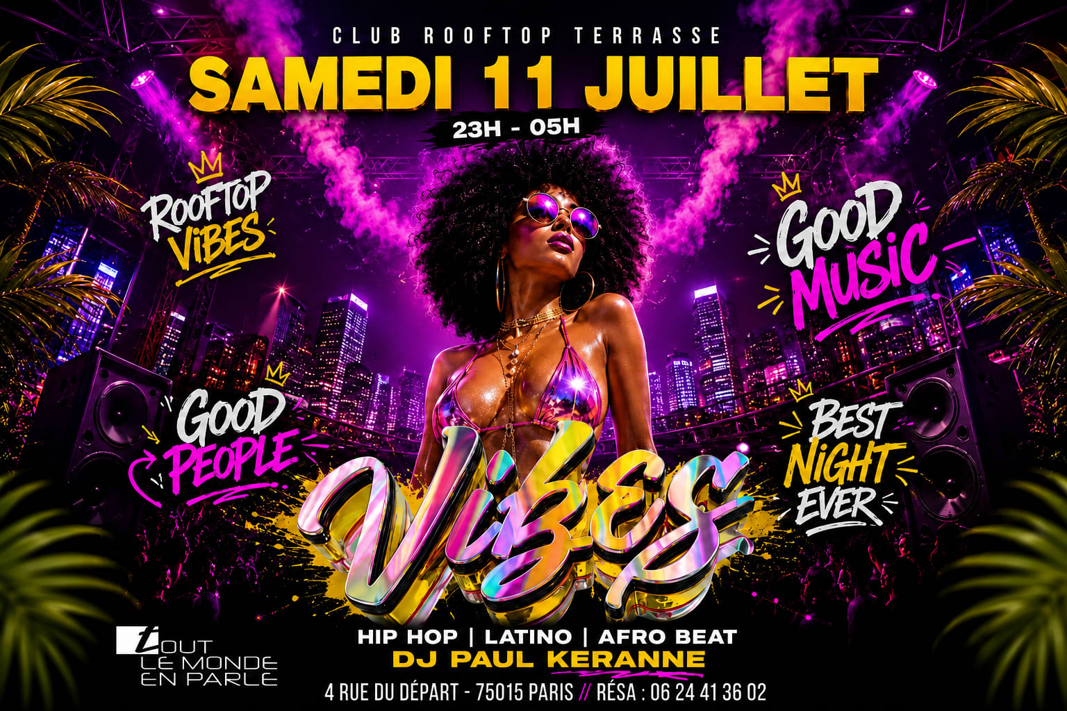 Soiree Vibes Club & Open Air , Hiphop ,Afrobeat , Latino