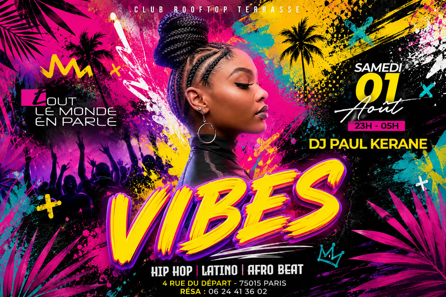 Soiree Vibes Club & Open Air , Hiphop ,Afrobeat , Latino