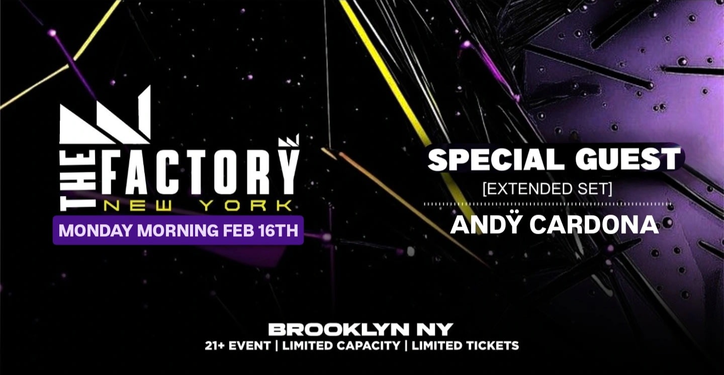 The Factory Monday Morning Special Guest Andy Cardona