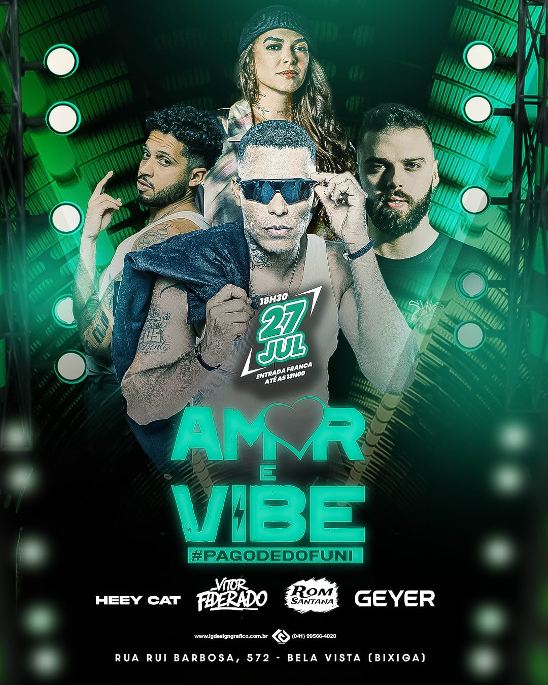 Pagode Do Federado + Show Rom Santana Na Funilaria - Dom