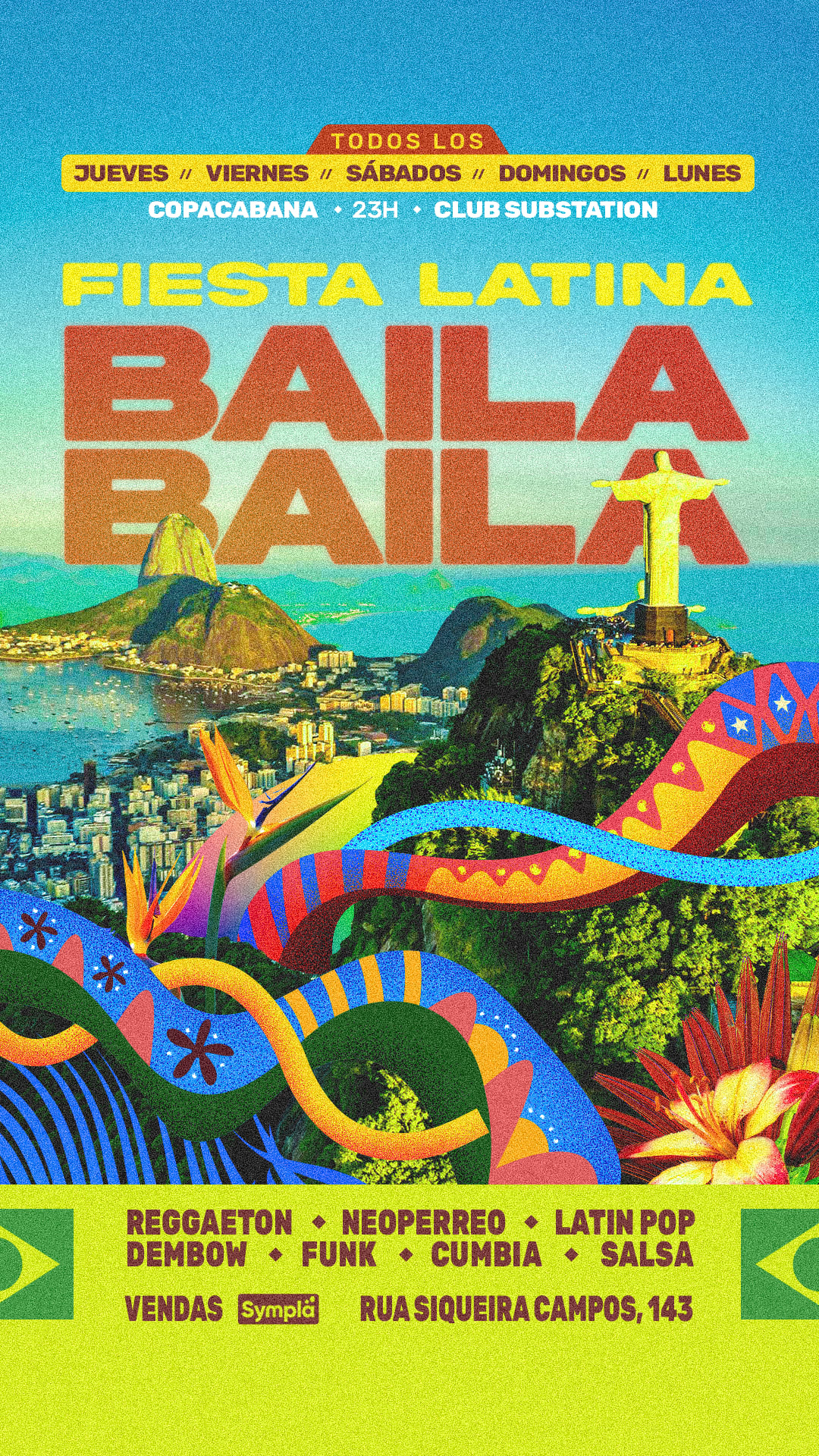 Fiesta Latina Baila Baila | Baile De Reggaeton 15 Agosto
