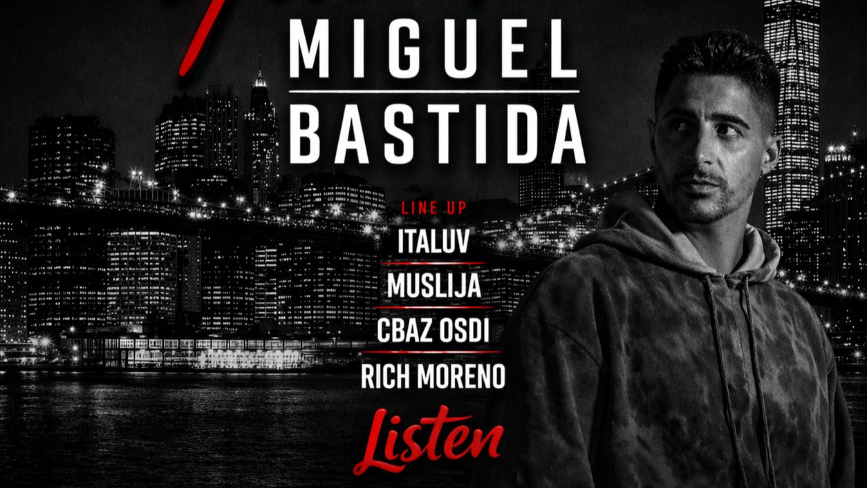 Miguel Bastida Italuv  & More Listen Saturday Night Party