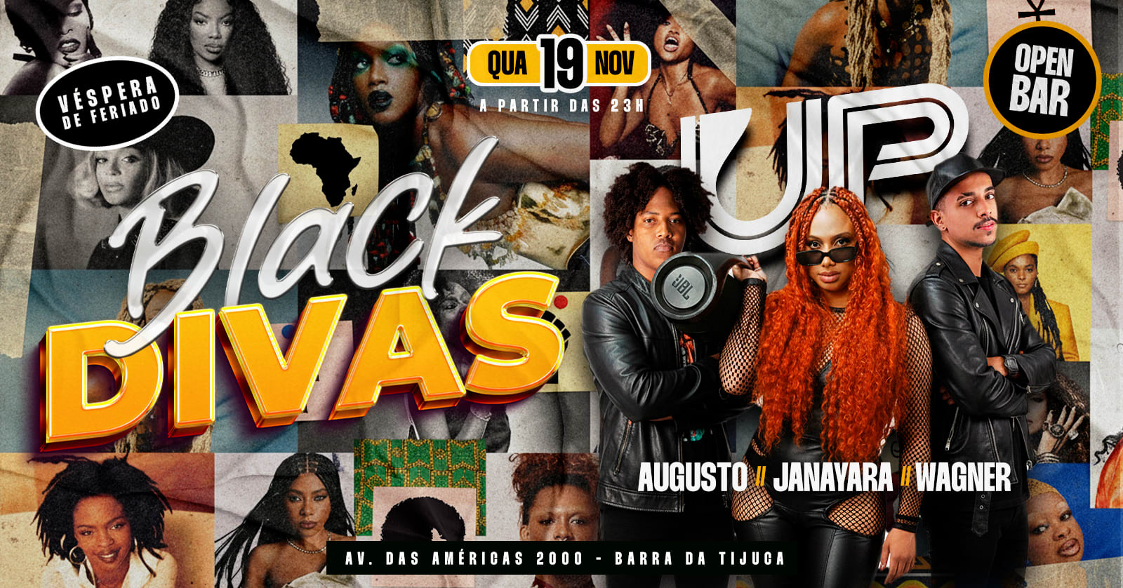 Black Divas - Open Bar | Vespera De Feriado