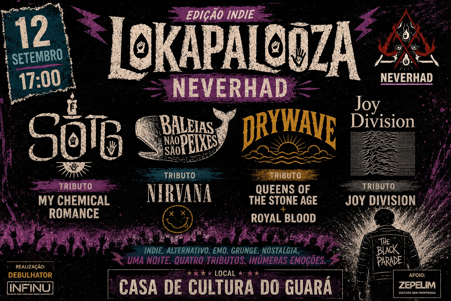 Lokapalooza Edição Indie Rock