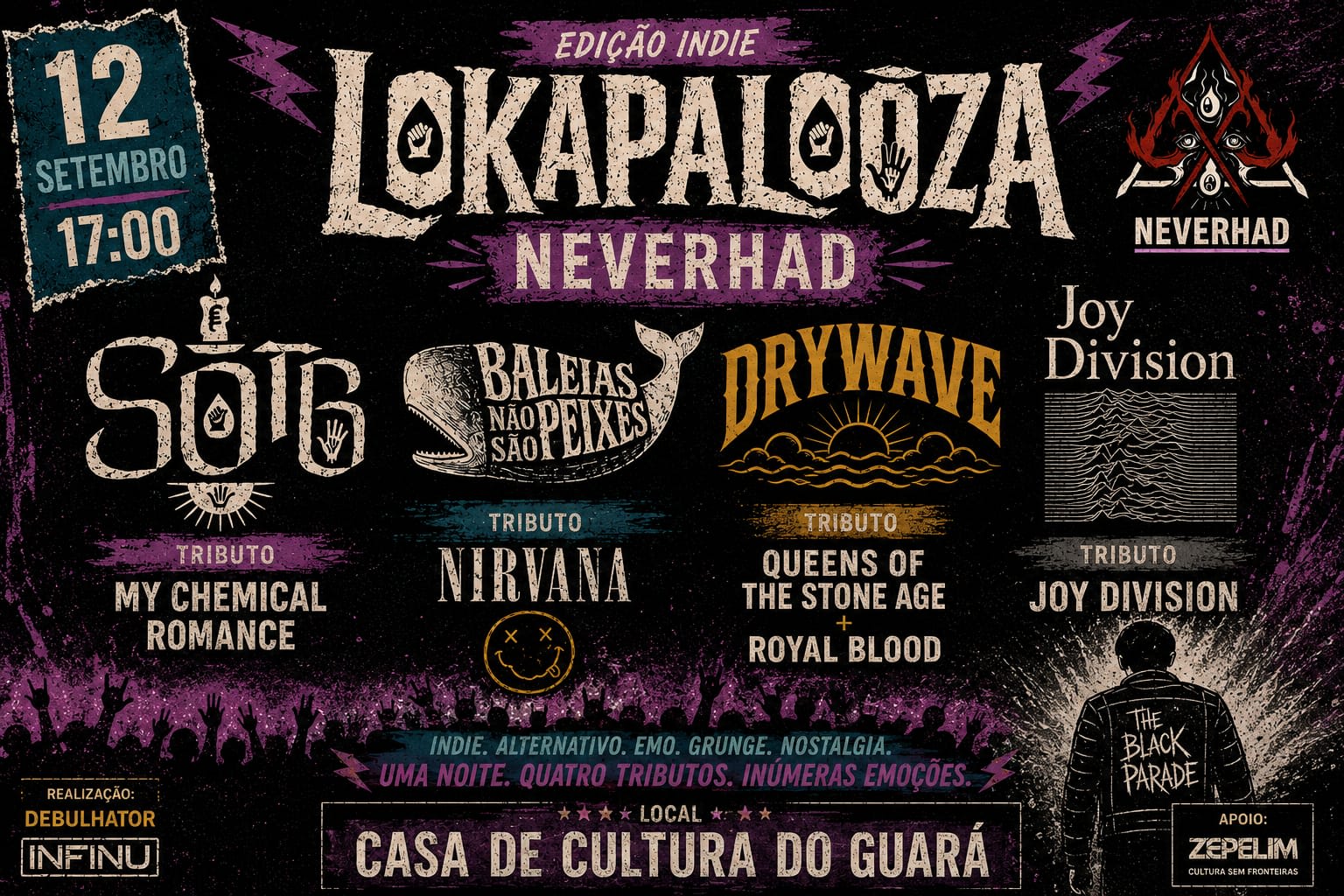 Lokapalooza Edição Indie Rock