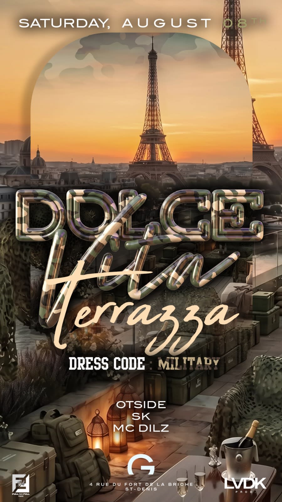 Dolcevita "Terraza" Military
