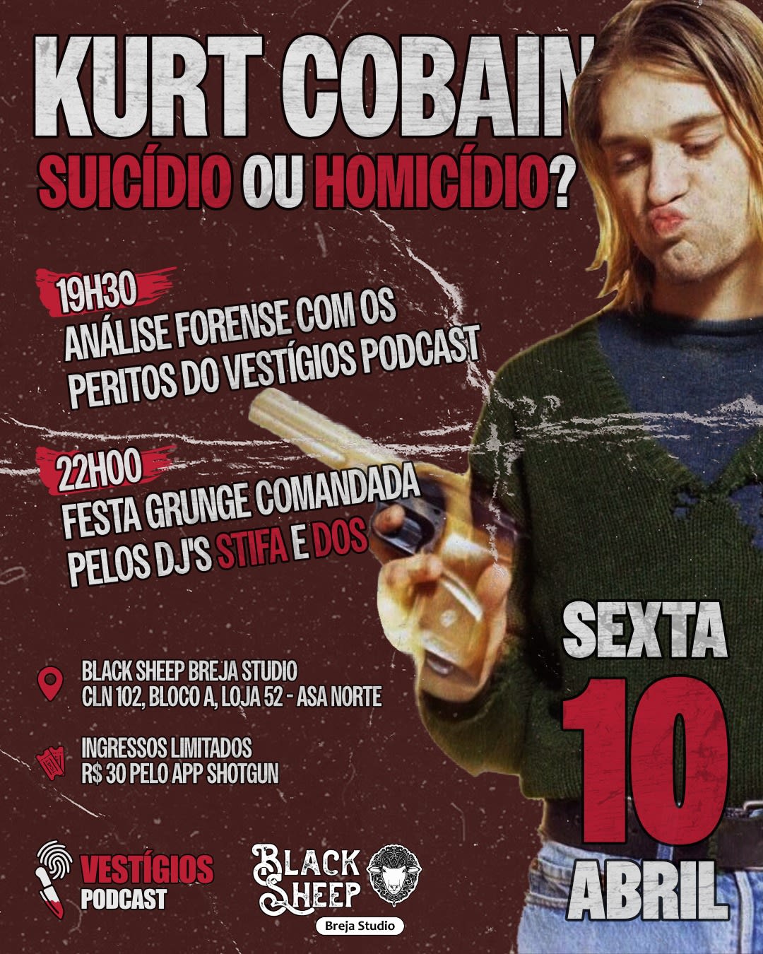 Vestígios Podcast - Caso Cobain "Suicídio Ou Homicídio?"