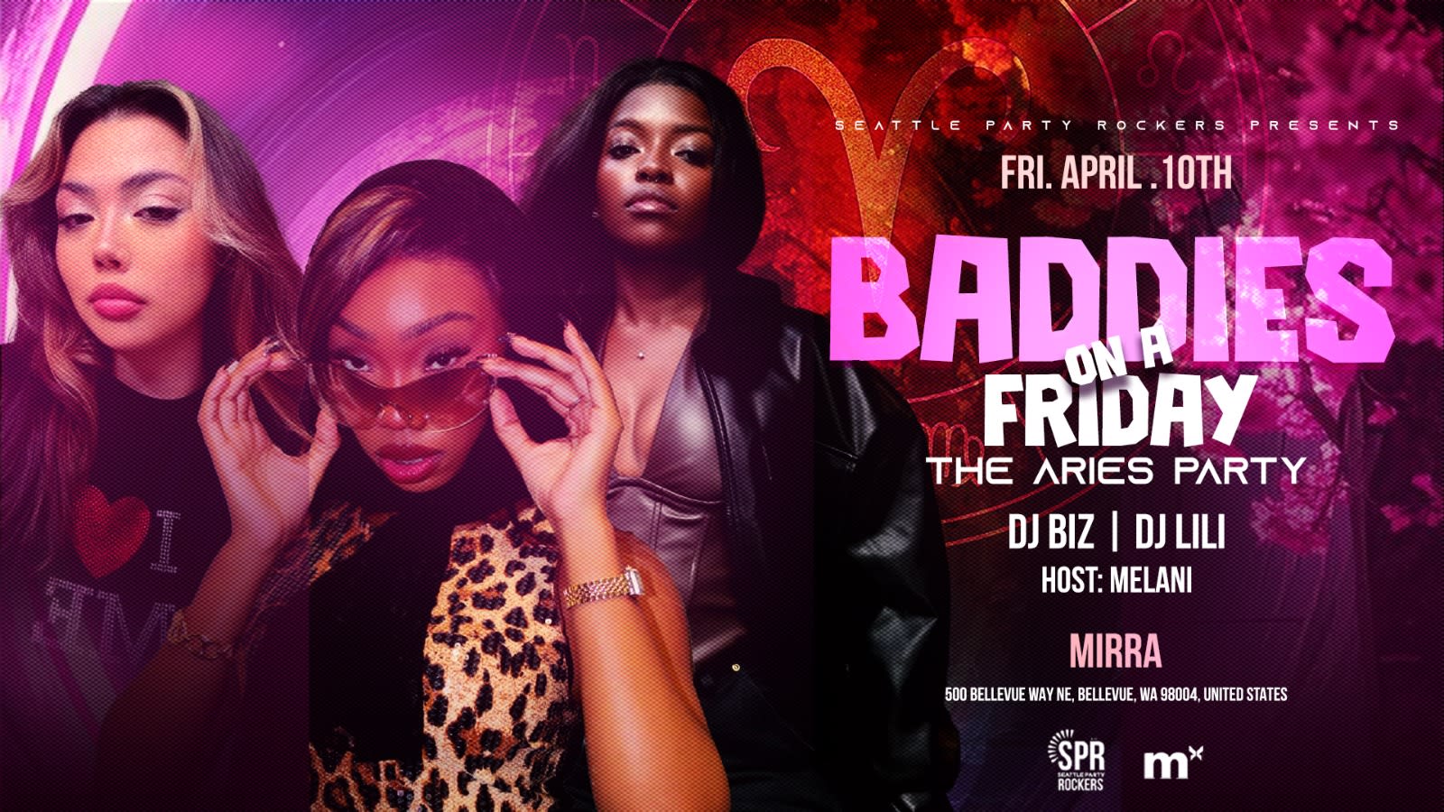 Baddies On A Friday: Aries Party