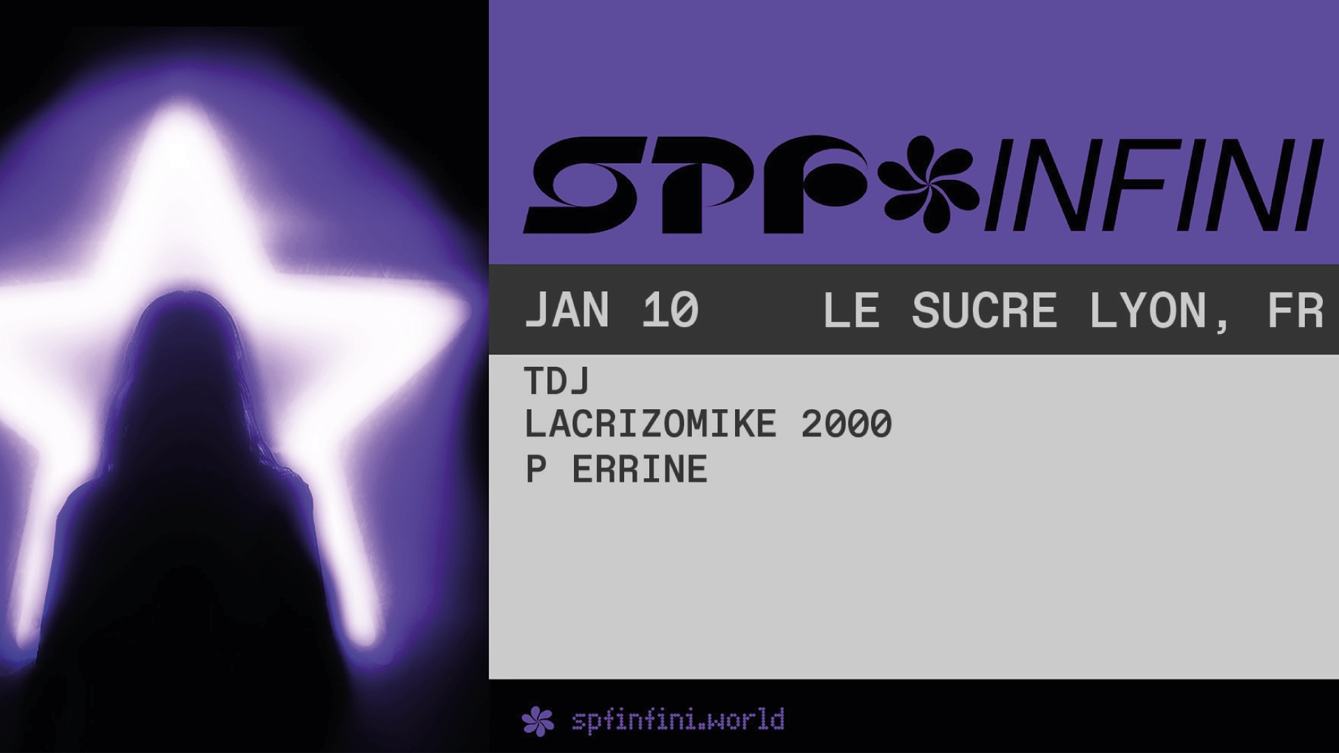 Spf Infini Tour : Tdj, P Errine, Lacrizomike 2000