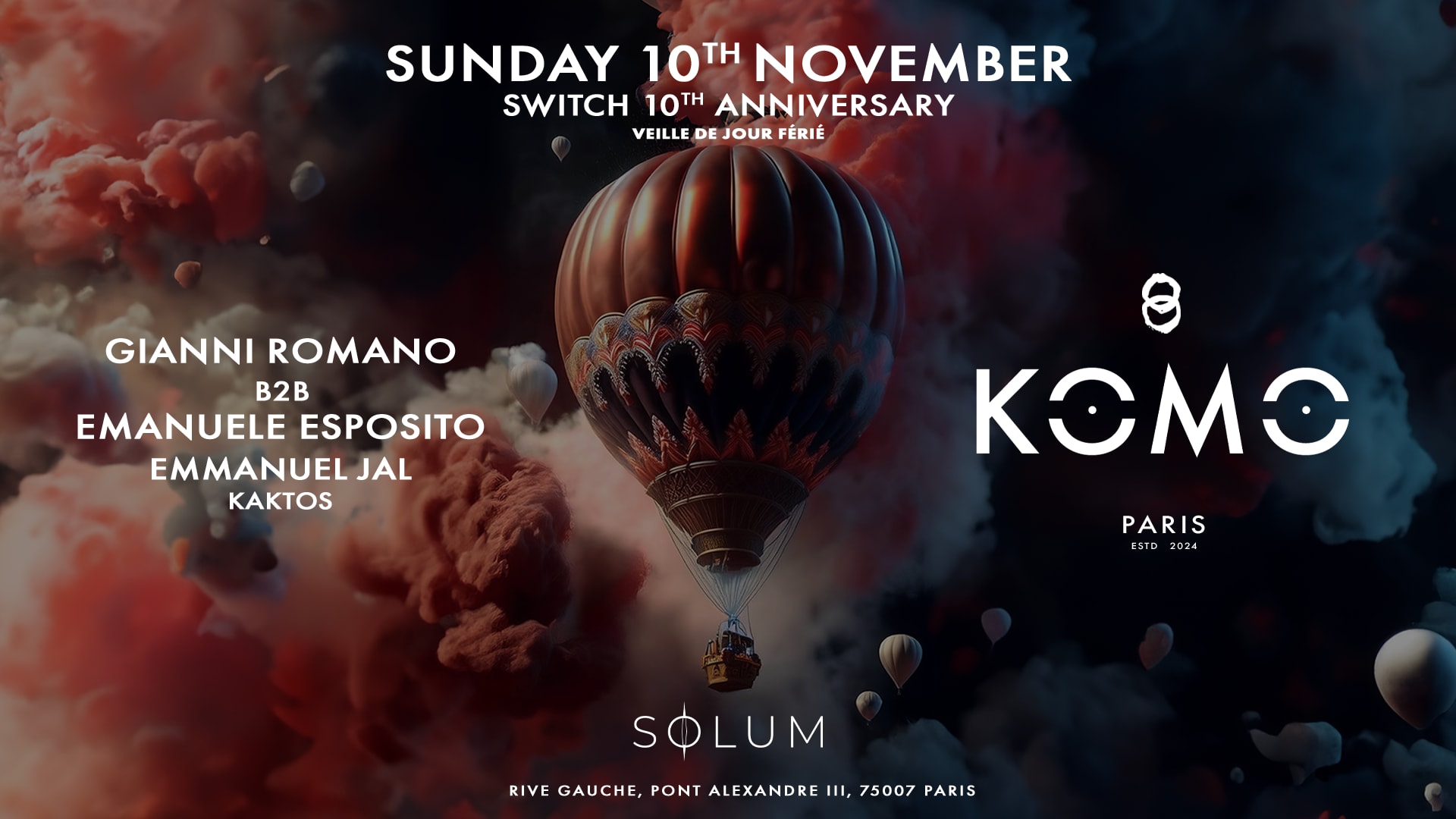 Komo | Emanuele Esposito X Gianni Romano X Jal | Switch 10th