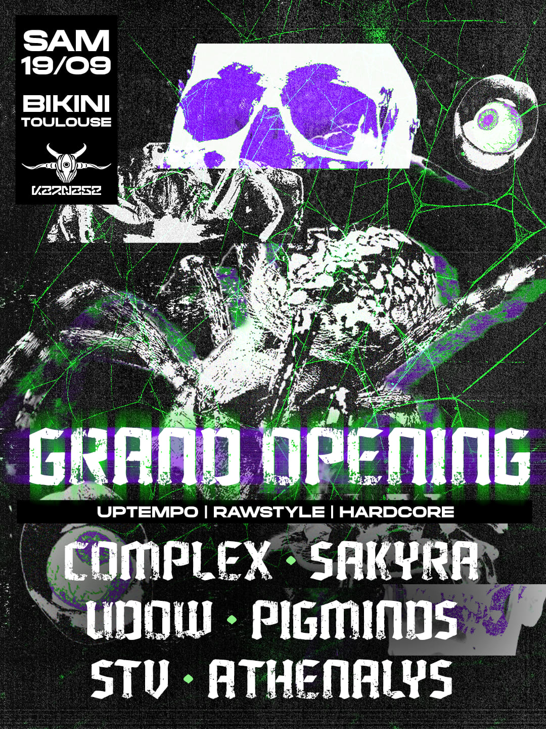 Grand Opening W/ Udow, Sakyra, Complex & More