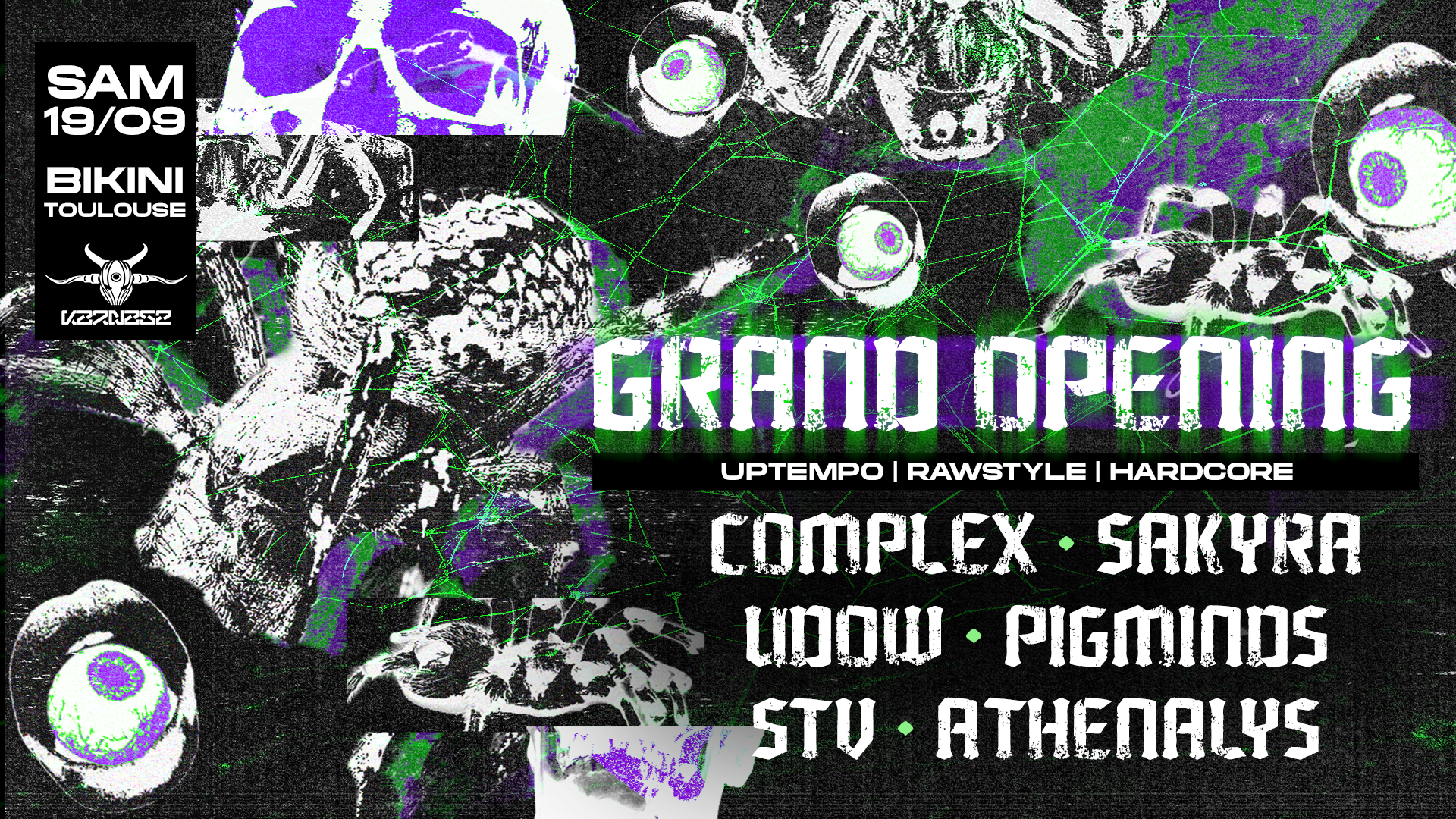 Grand Opening W/ Udow, Sakyra, Complex & More
