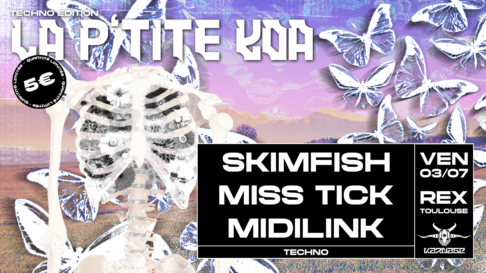 La P'tite Koa (Techno) W/ Skimfish, Miss Tick, Midilink