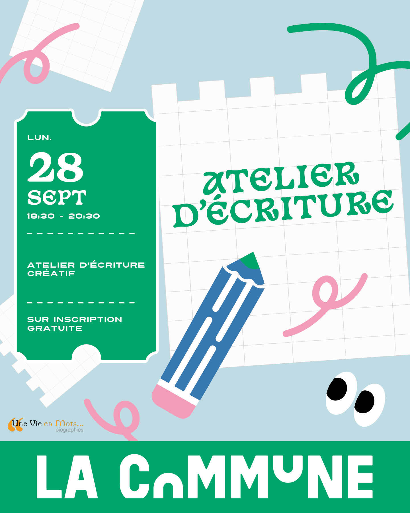 Atelier D'écriture Créative