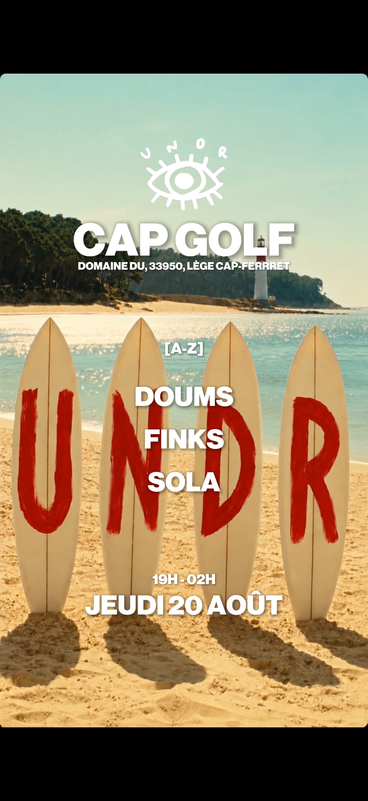 Undr Open Air 3 - Cap Golf