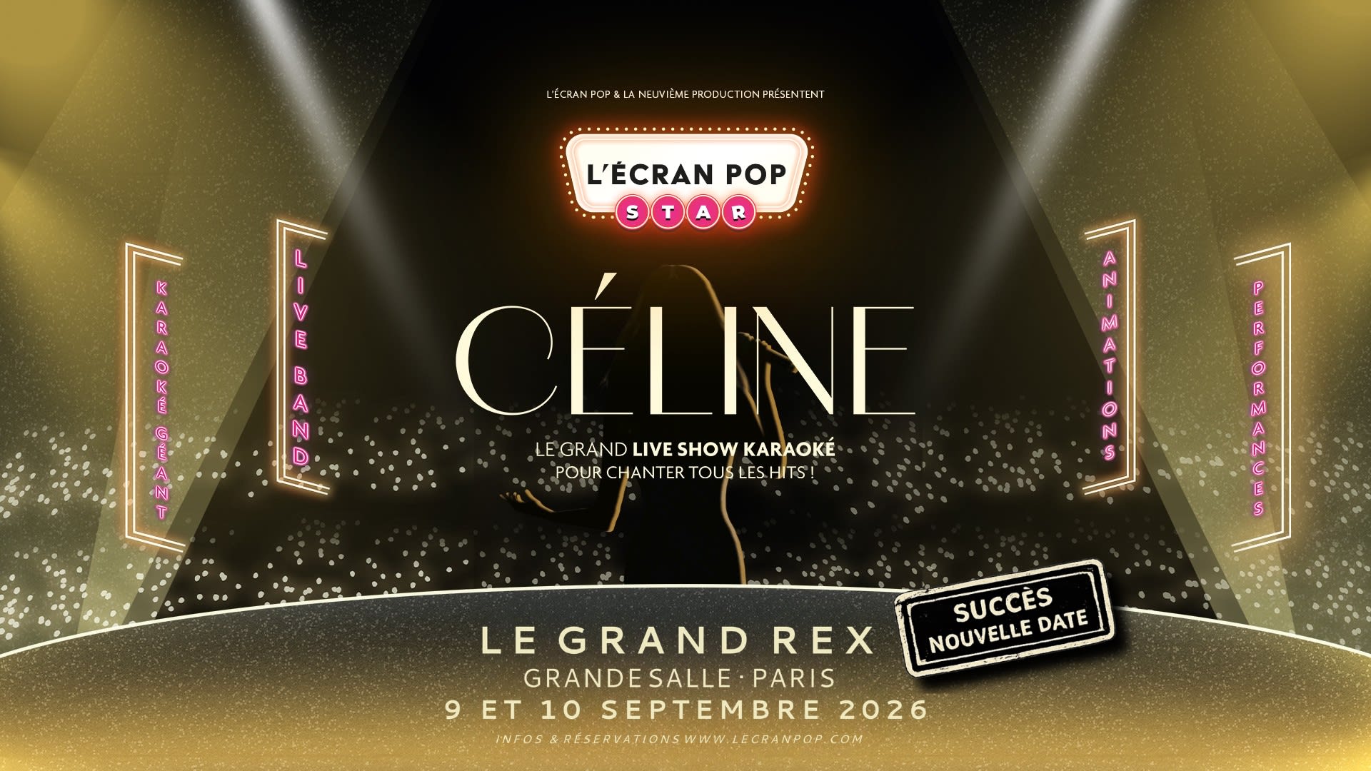 Ecran Pop Star Céline