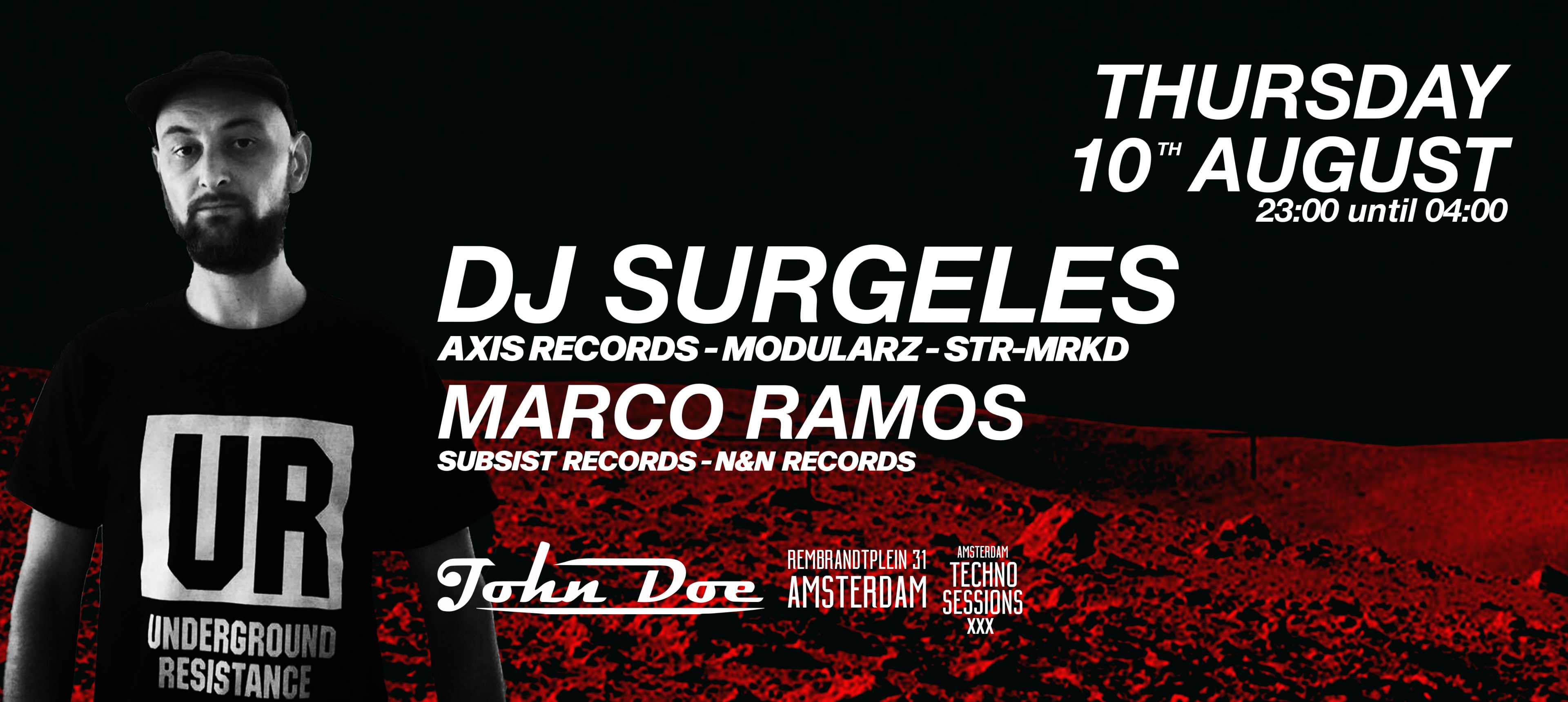 Amsterdam Techno Sessions W/ Dj Surgeles (Axis Records)