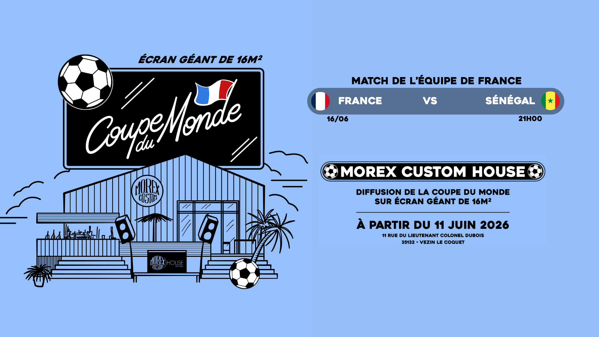 France - Sénégal // Open Air // Morex Custom House