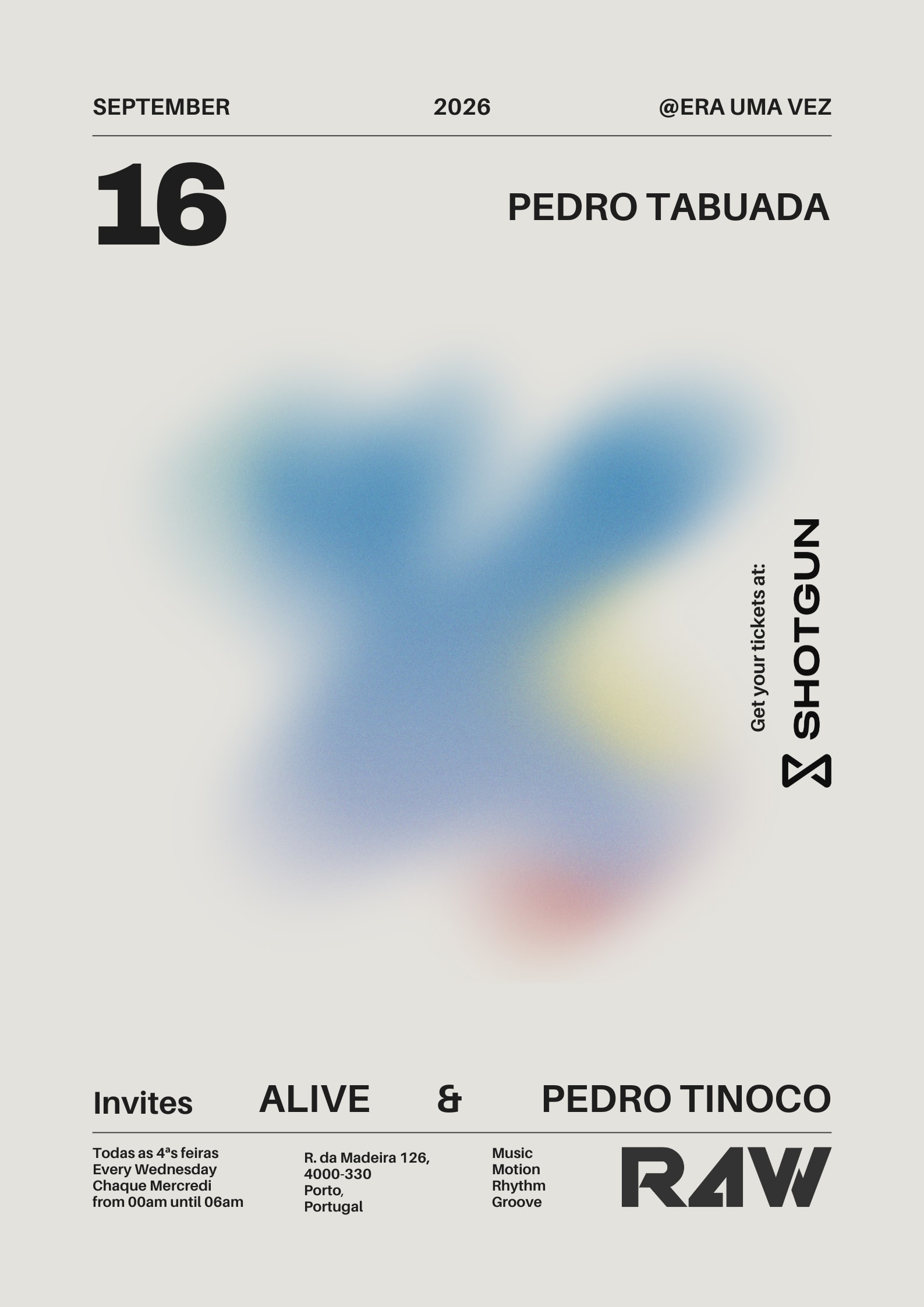 R4w - Pedro Tabuada Invites Alive & Pedro Tinoco
