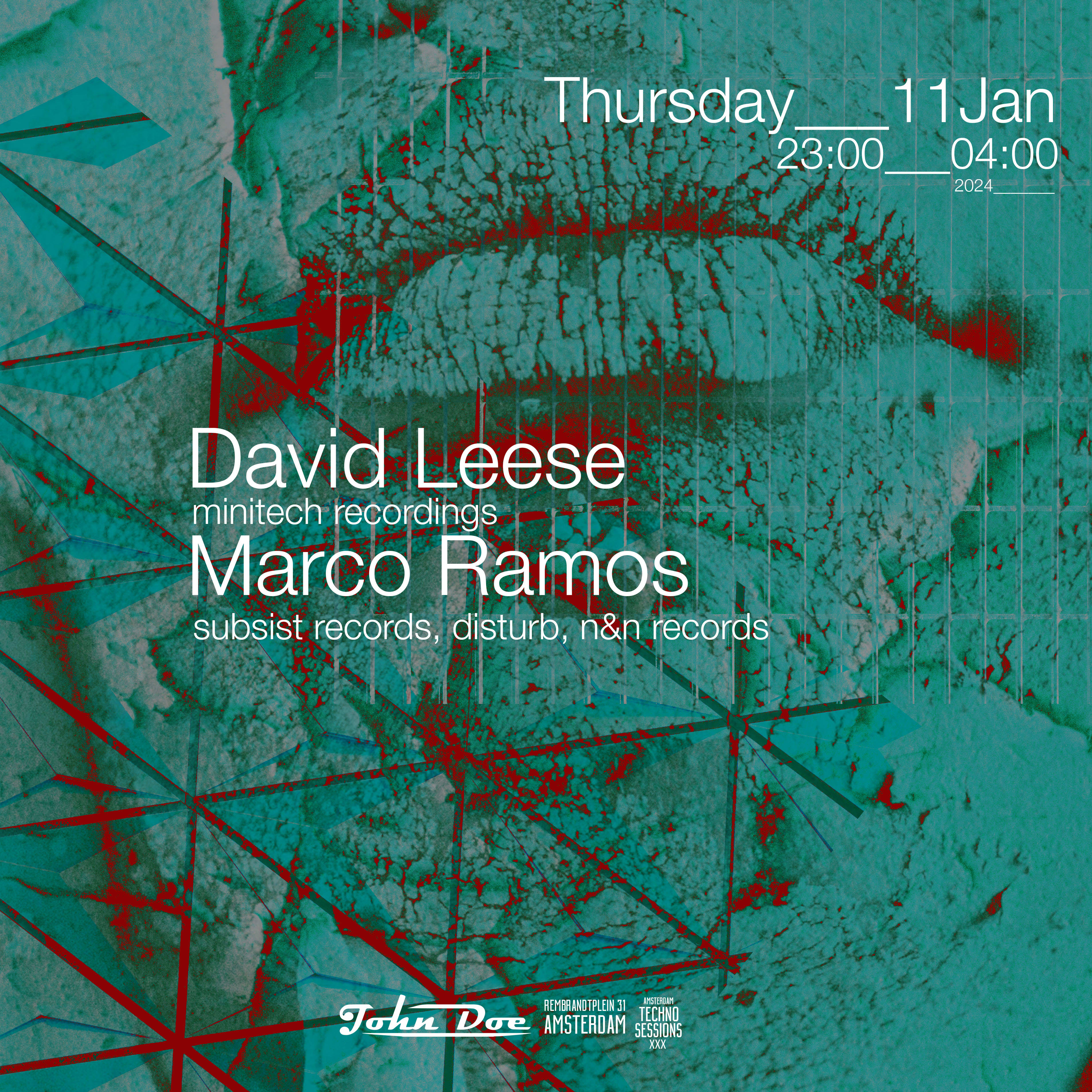 Amsterdam Techno Sessions W/ Marco Ramos & David Leese