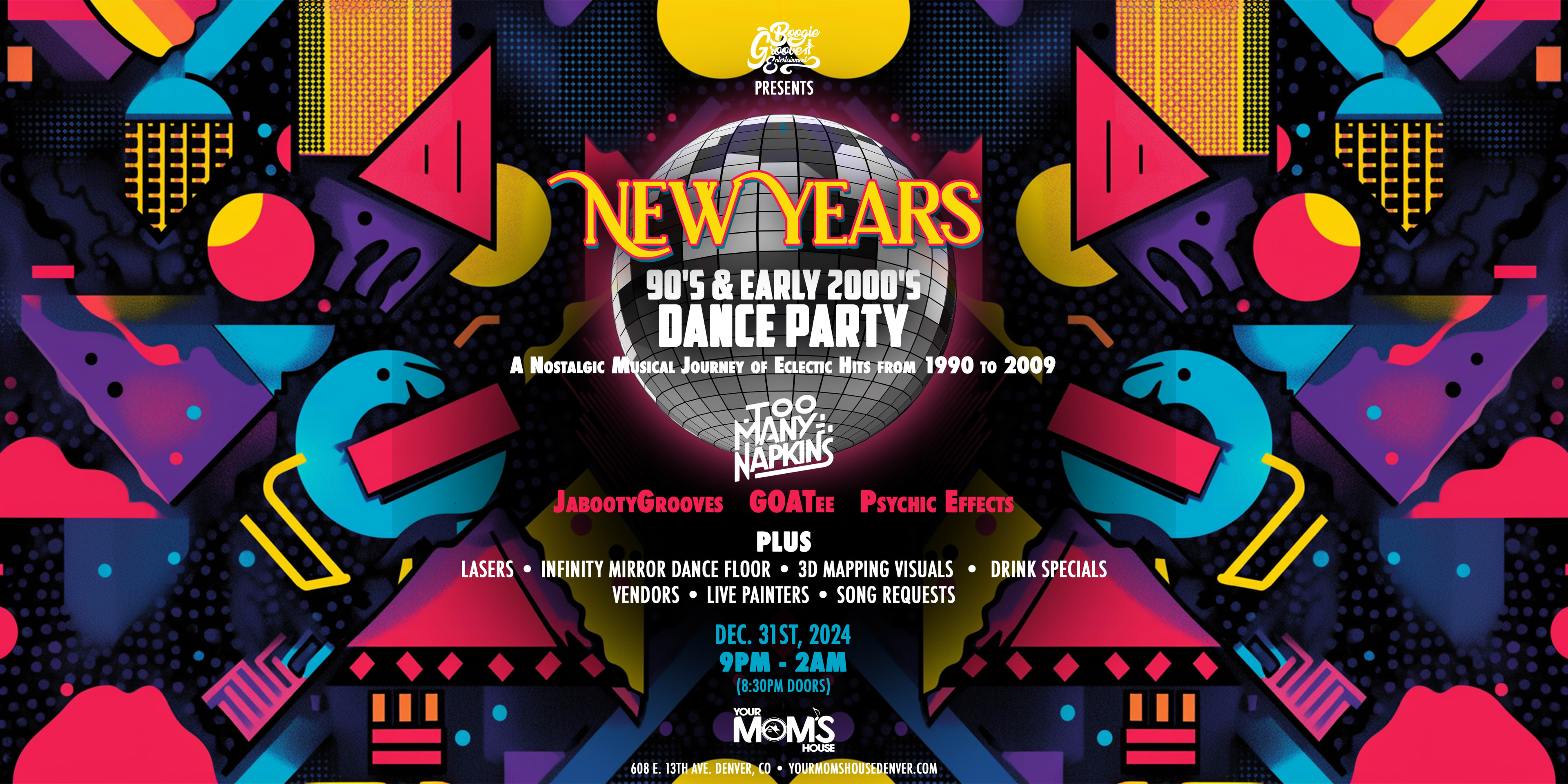 90's & Early 2000's Nye Dance Party
