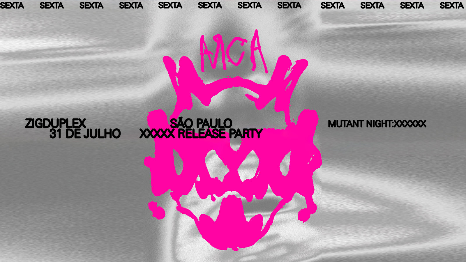 Arca & Amigas: Xxxxx Release Party @ Zigduplex 31/7