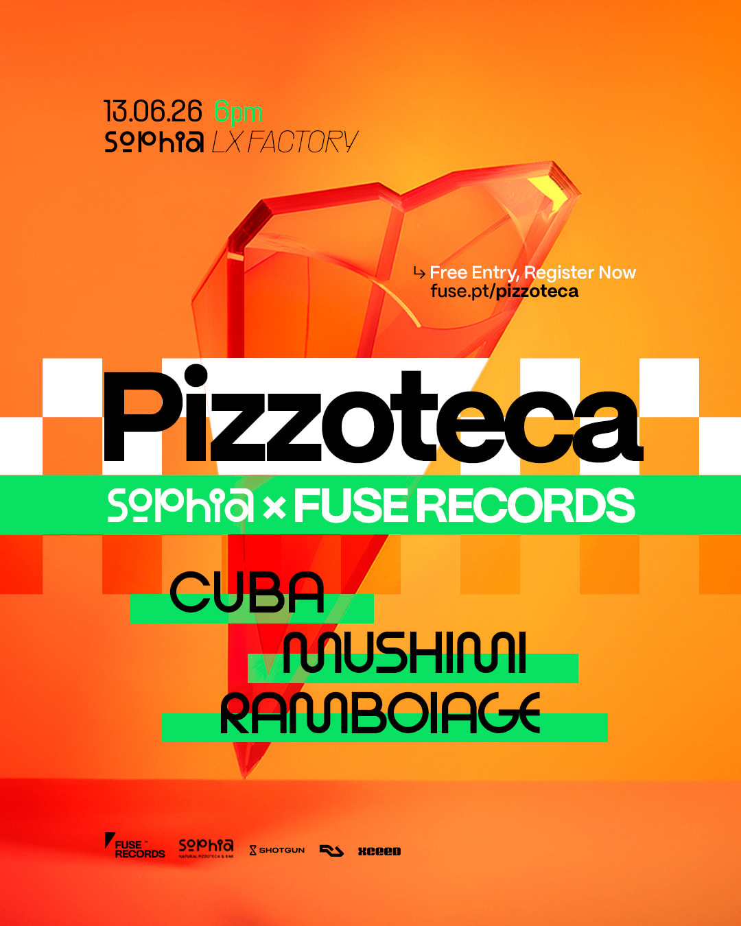 Fuse Records X Sophia: Pizzoteca (Free Entry)