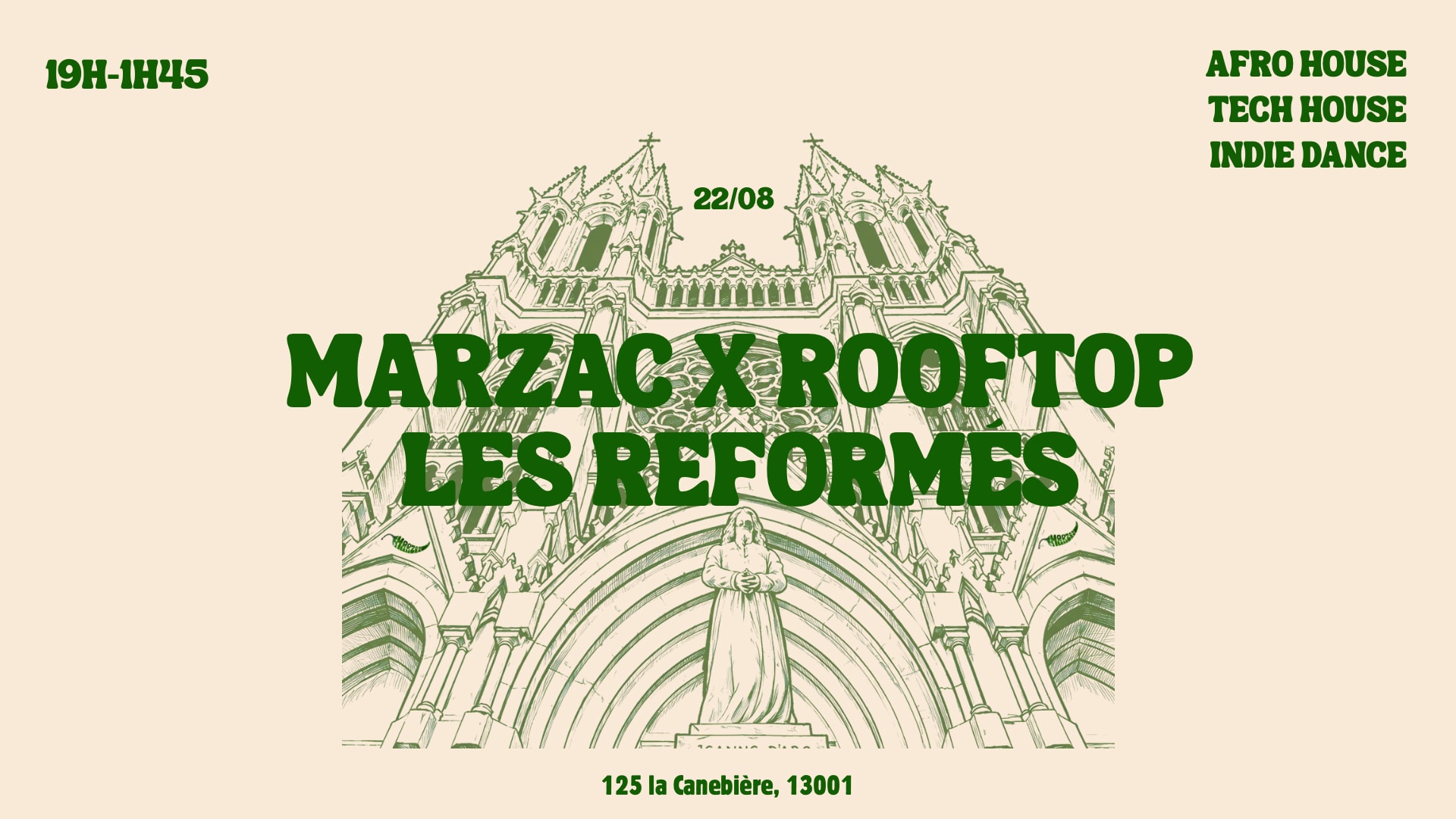 Marzac X Rooftop Réformés
