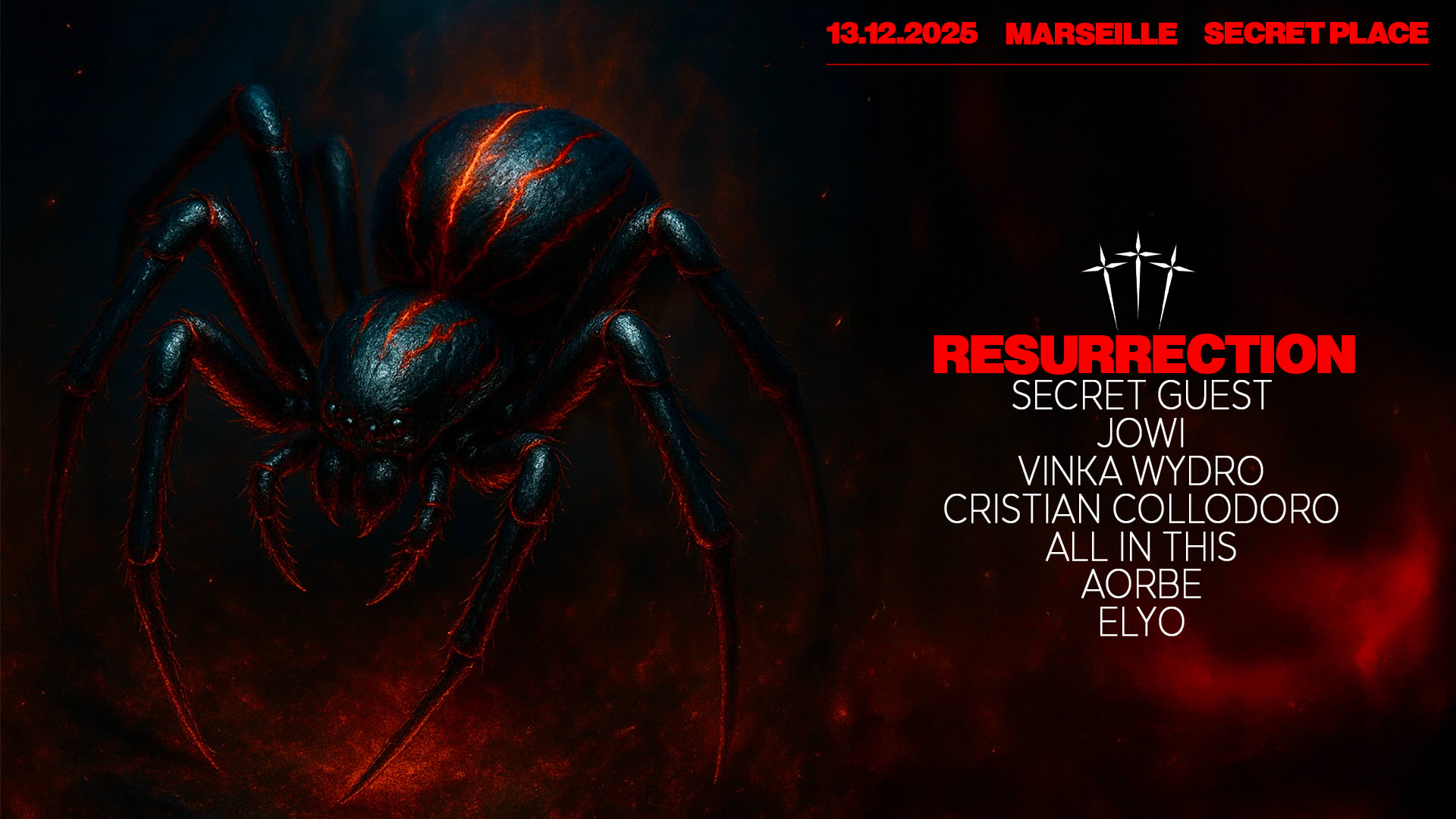Resurrection Marseille: Secret Guest, Jowi, Vinka Wydro