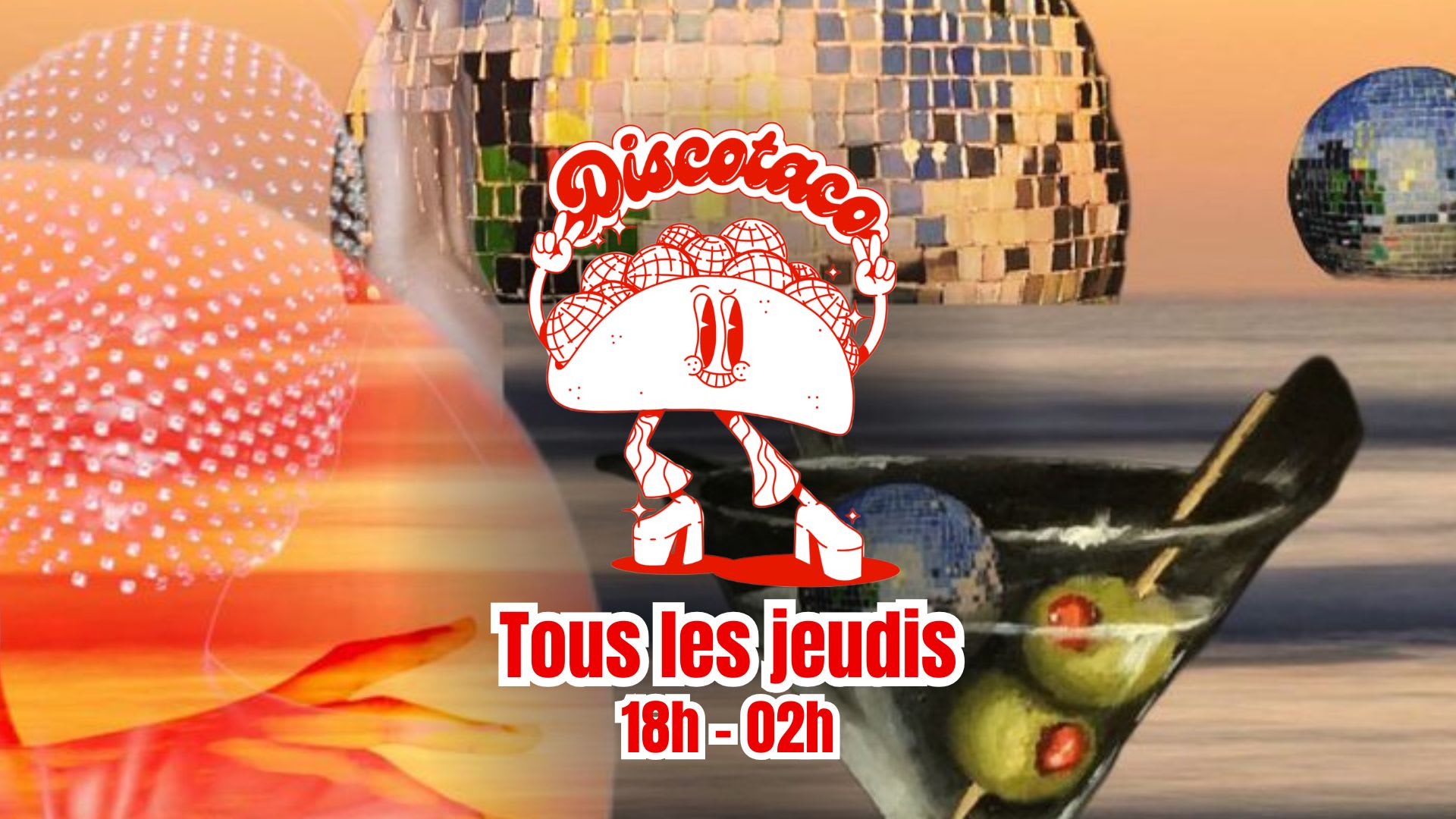 Discotaco : Disco, Paillettes & Tacos !